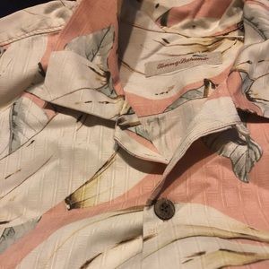 100% Silk Banana Tommy Bahama Shirt